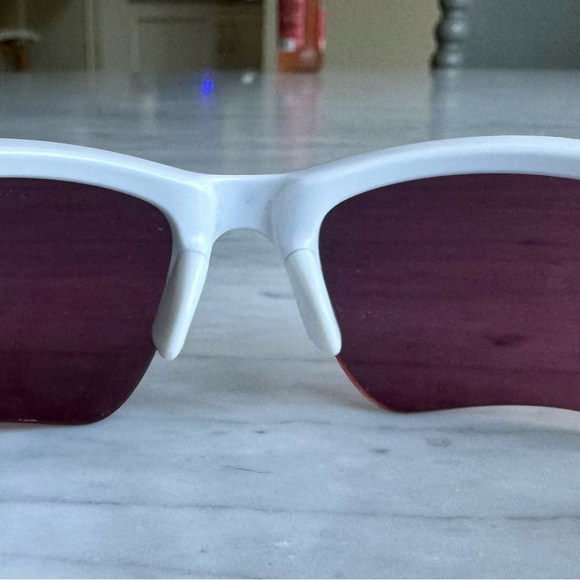 Matte White frame Oakleys main image 4